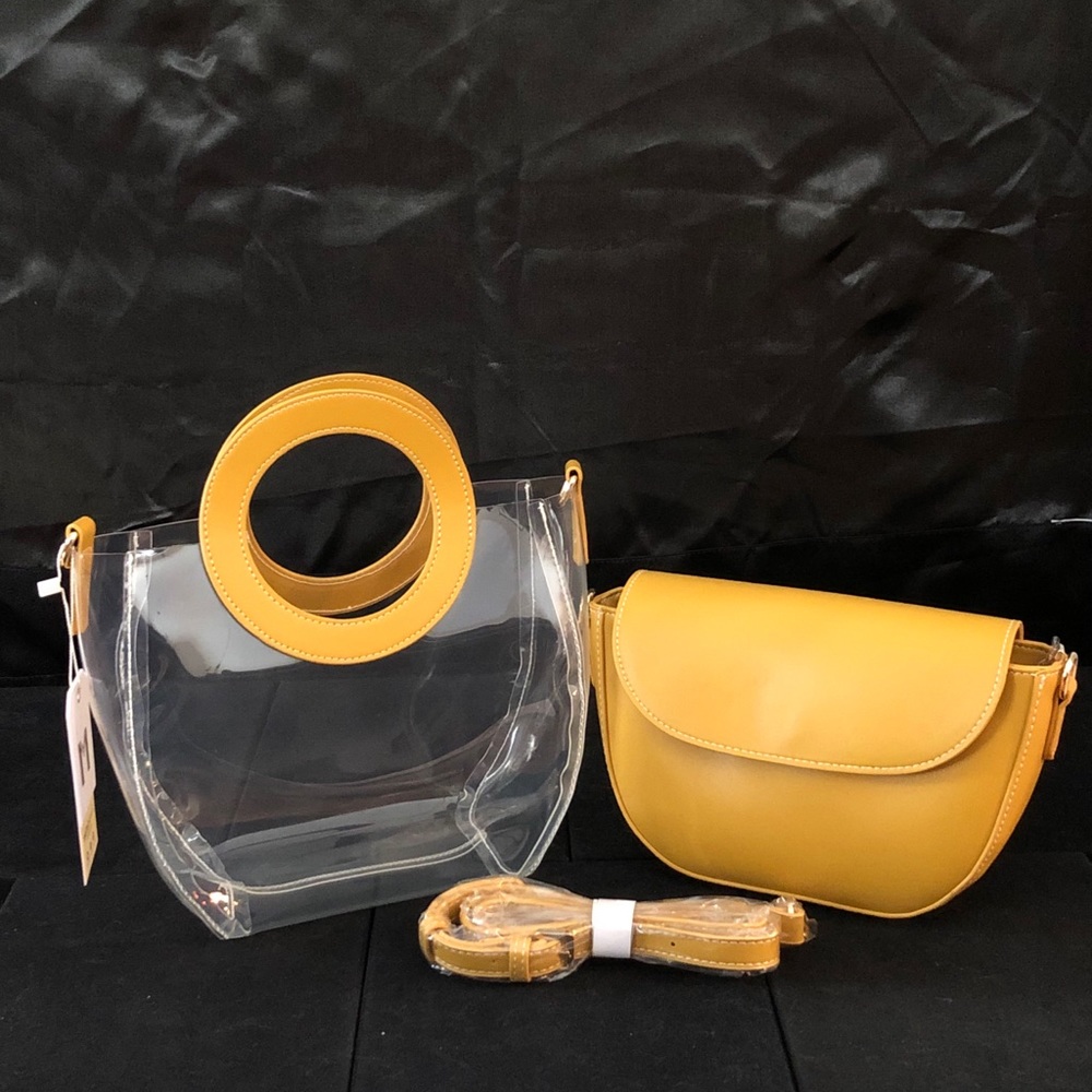 Melie Bianco Clarissa Clear Crossbody Bag - Picture 3 of 3